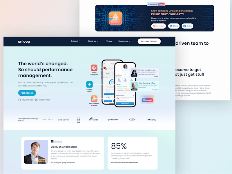 Cover image for OnLoop: Where teams get better