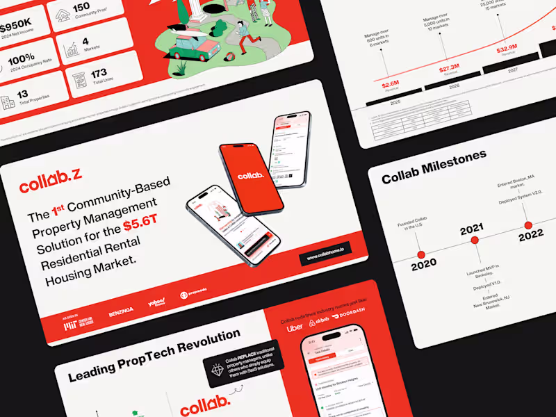 Cover image for Investor-Grade Pitch Deck Design | Prop Tech