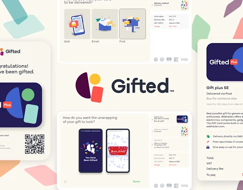 Cover image for Gifted – Mobile Gifting App UI/UX Design