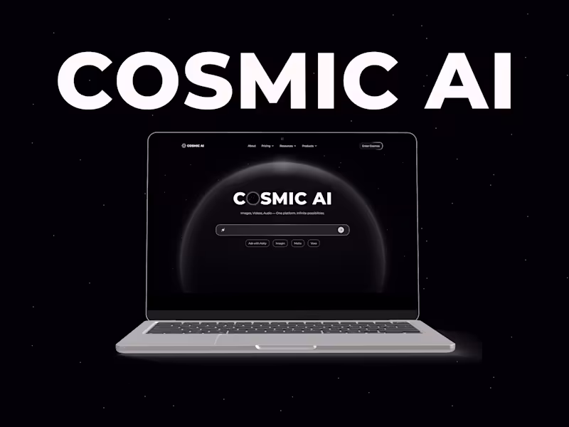 Cover image for Video of Cosmic AI: Unified AI Platform Design