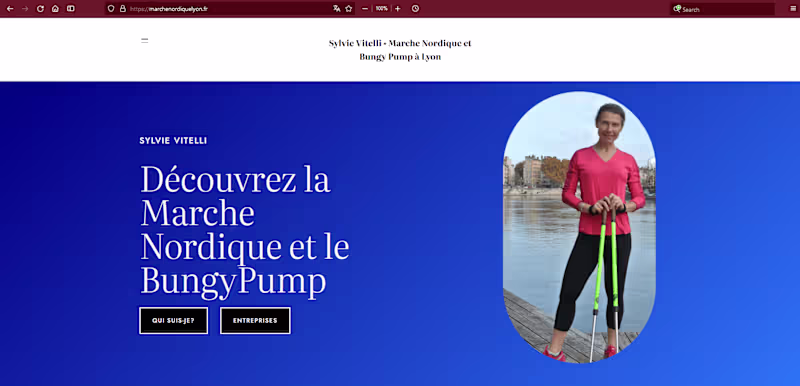 Cover image for Website for a sports coach