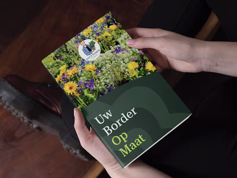Cover image for For my little brother’s gardening business, I created everyt...