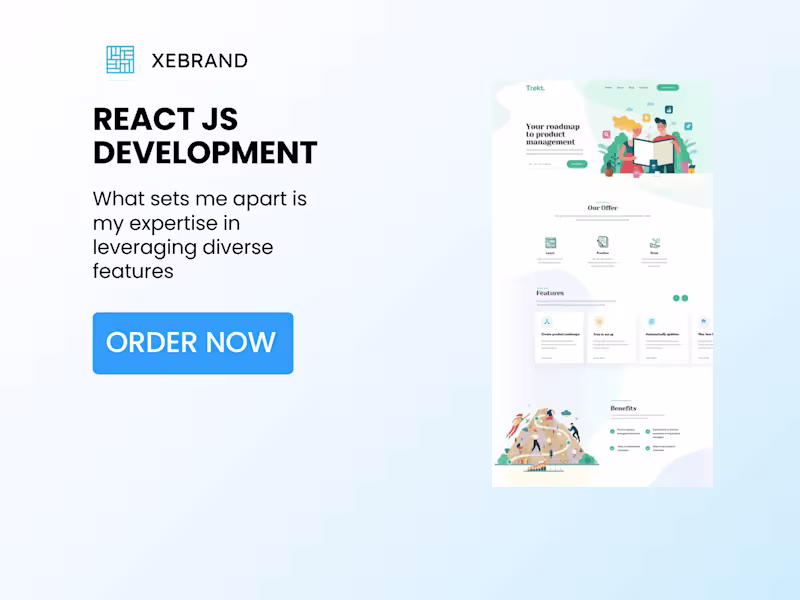 Cover image for React JS Website Development