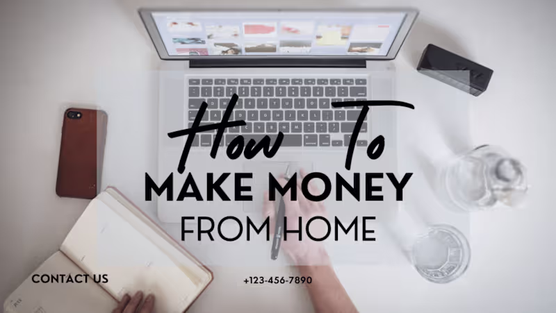 Cover image for TEMPLATE OF EARN MONEY FROM HOME 