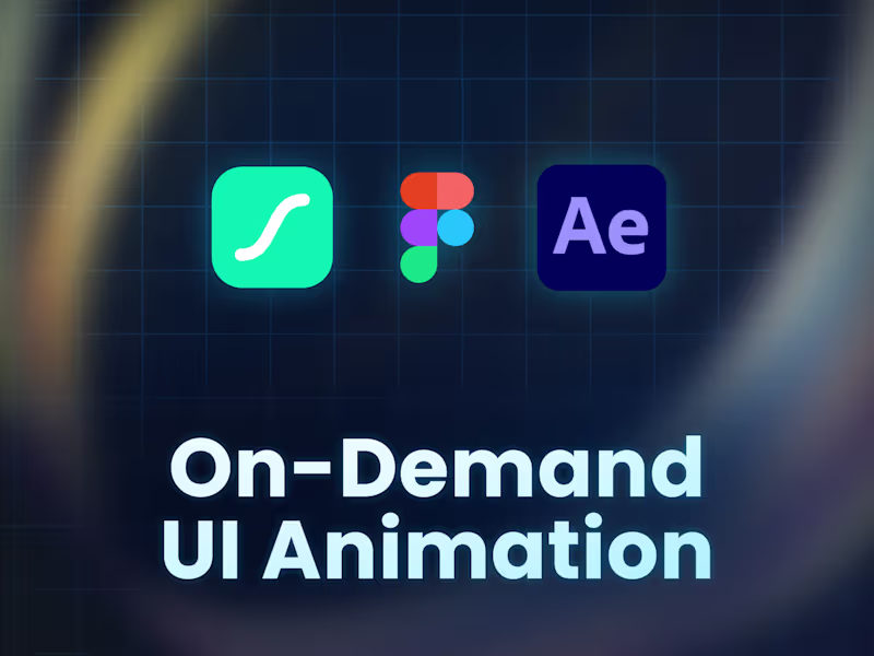Cover image for On-Demand UI Motion & Lottie Animation