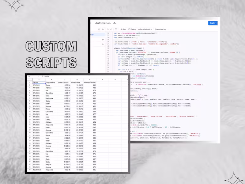 Cover image for Google Sheets Automation & Custom Apps Script Solutions