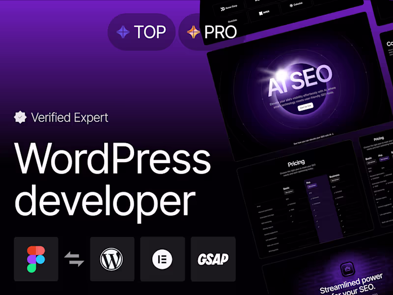 Cover image for WordPress developer for SMB