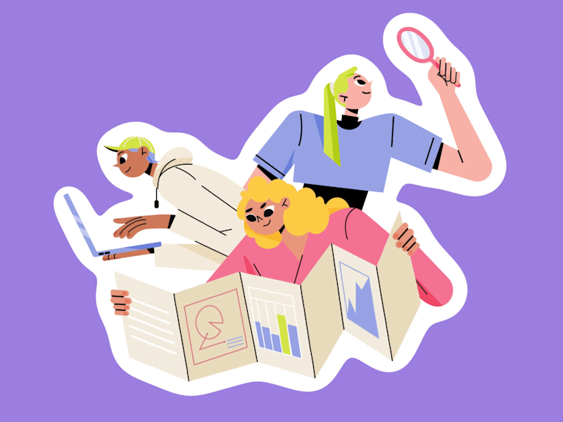 Cover image for "Research Team": Searching Group Character Animation