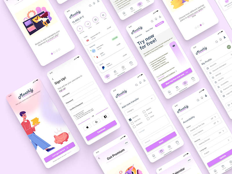 Cover image for Monthly App - Financial Management and Savings