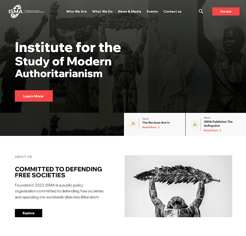 Cover image for ISMA Website Creation: Bridging Knowledge and Engagement Throug…