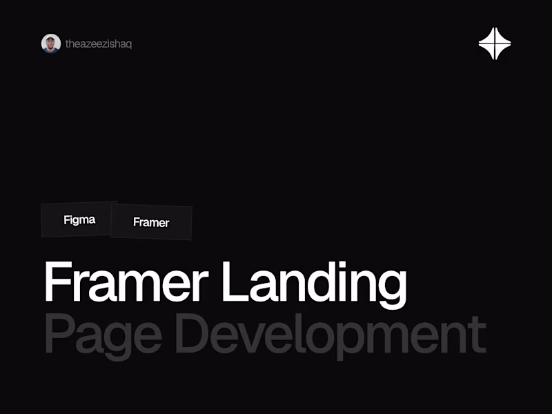 Cover image for Framer Landing Page Development 