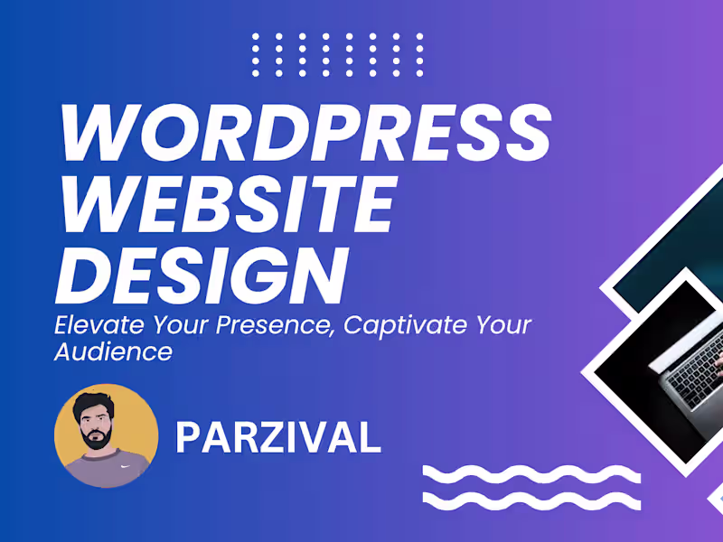 Cover image for I will professionally develop your custom wordpress website