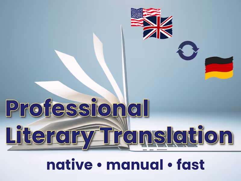Cover image for Literary Translation ENG-GER