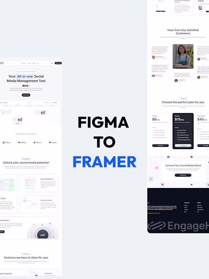 Cover image for Figma to Framer 