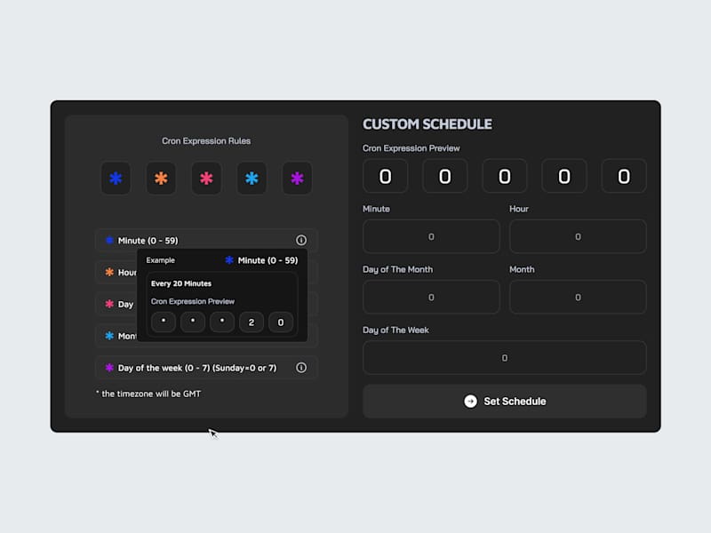 Cover image for Cron Schedule Screen