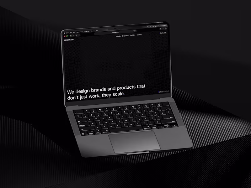 Cover image for UIGO Studio - Website Design Mockup