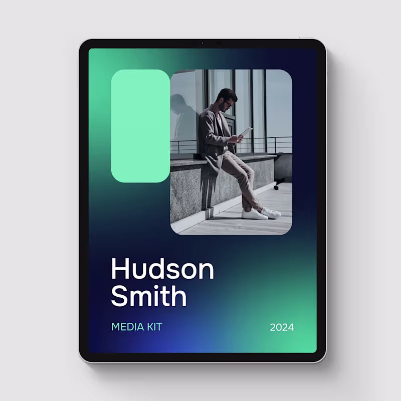 Cover image for Hudson Media Kit Canva Template