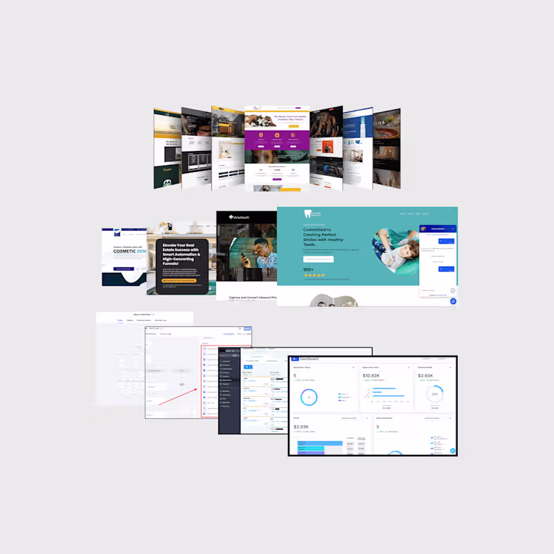 Cover image for GHL: Web & Funnel Building, Automations, CRM, & AI