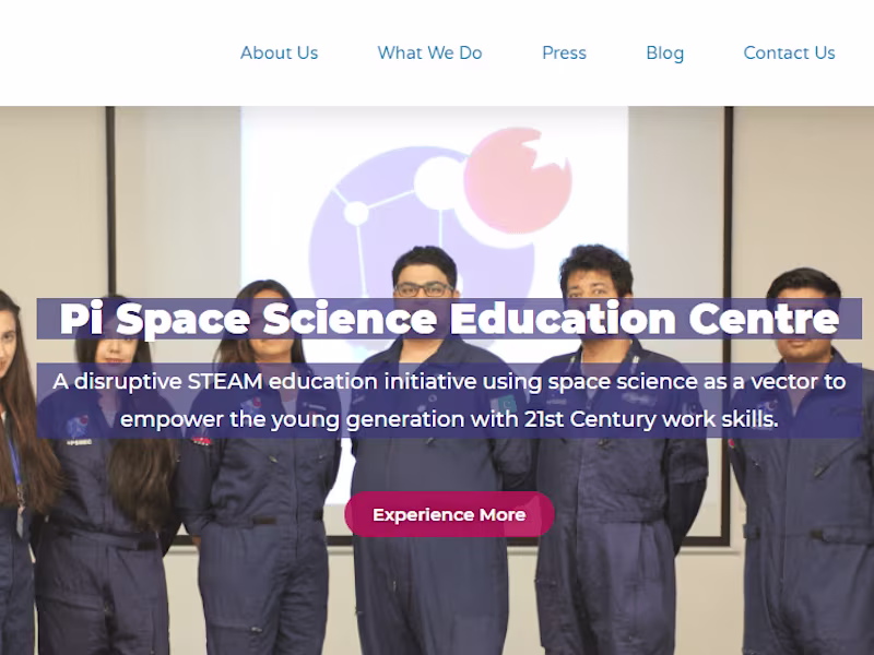 Cover image for Pi Space Science Education Centre – STEAM Education for all!