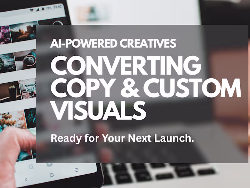 Cover image for AI Social Media Launch Kit (Copy + Design) done for you