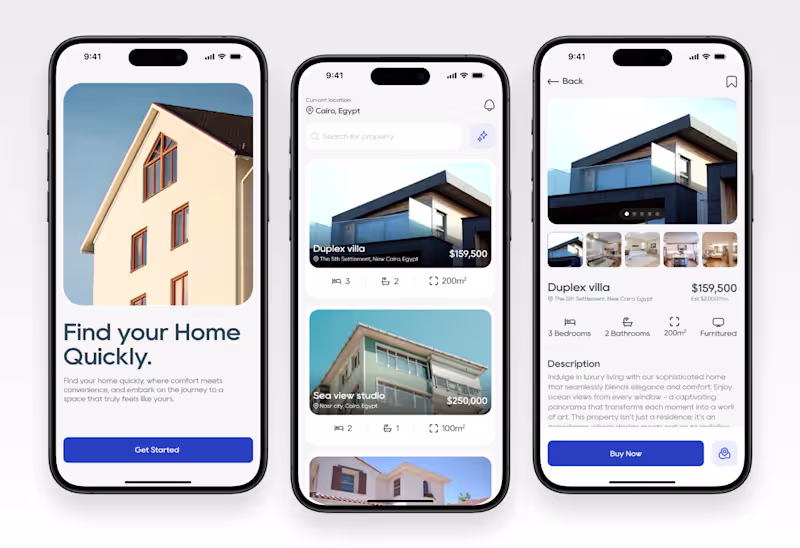 Cover image for Real Estate Application Design