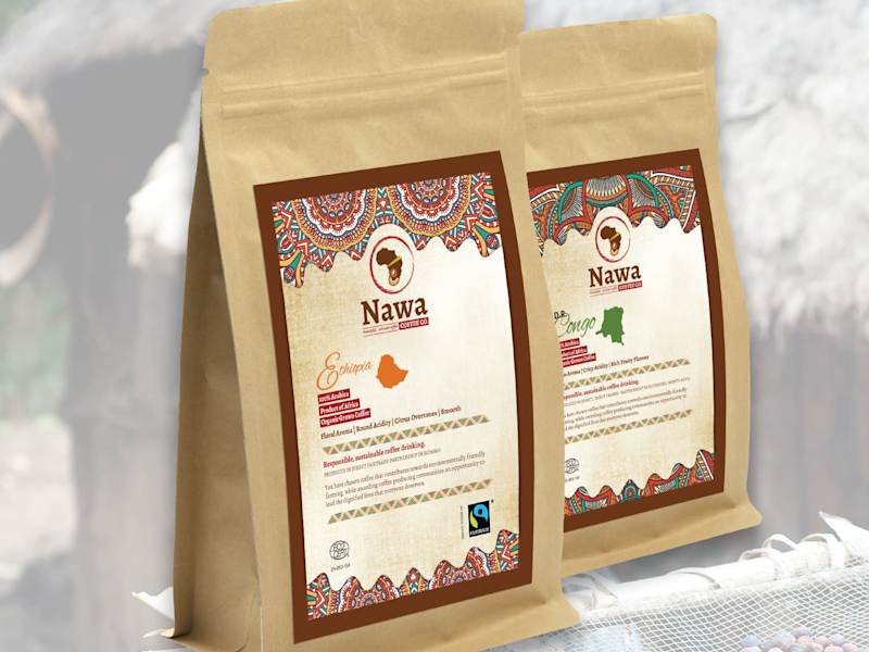 Cover image for NAWA Coffee Brand
Brand design