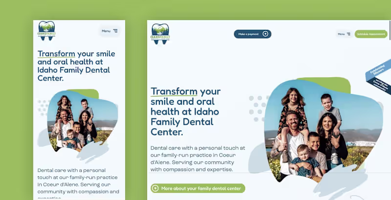 Cover image for Idaho Family Dental Center - A Trusted Digital Presence