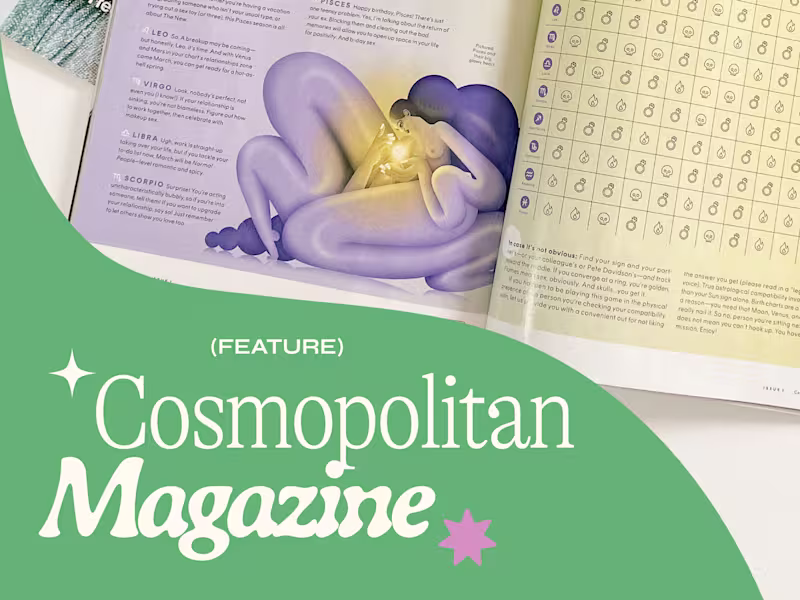 Cover image for Illustration for Cosmopolitan Magazine
