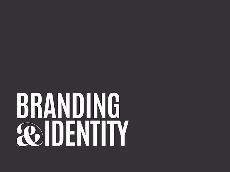 Cover image for Brand & Identity, The "MVP Sprint" 