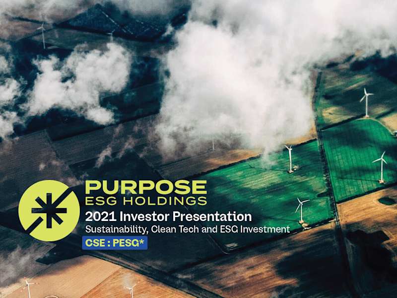 Cover image for Purpose | Investor Presentation