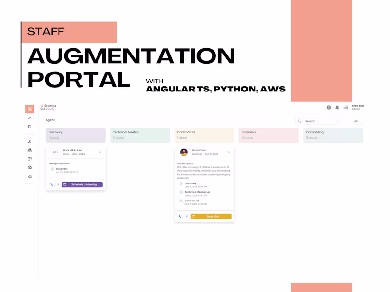 Cover image for Staff Augmentation Portal