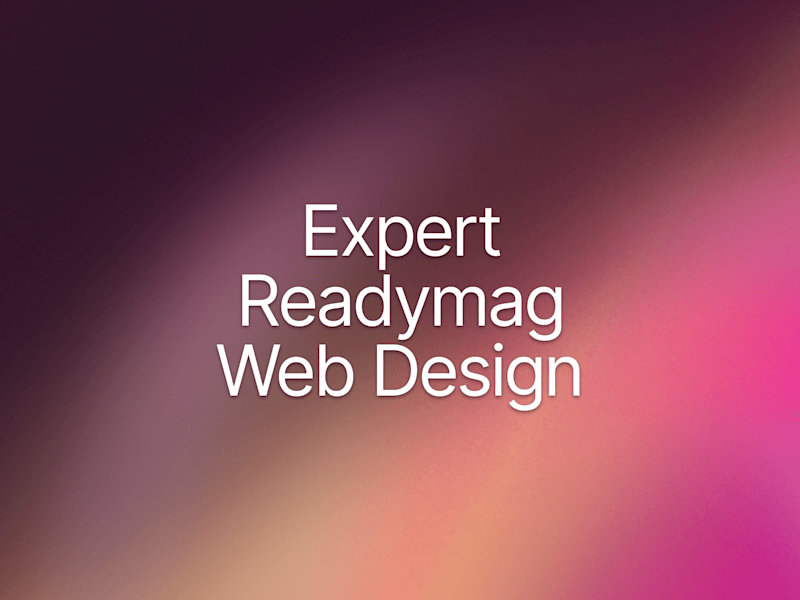 Cover image for Expert Readymag Web Design Services