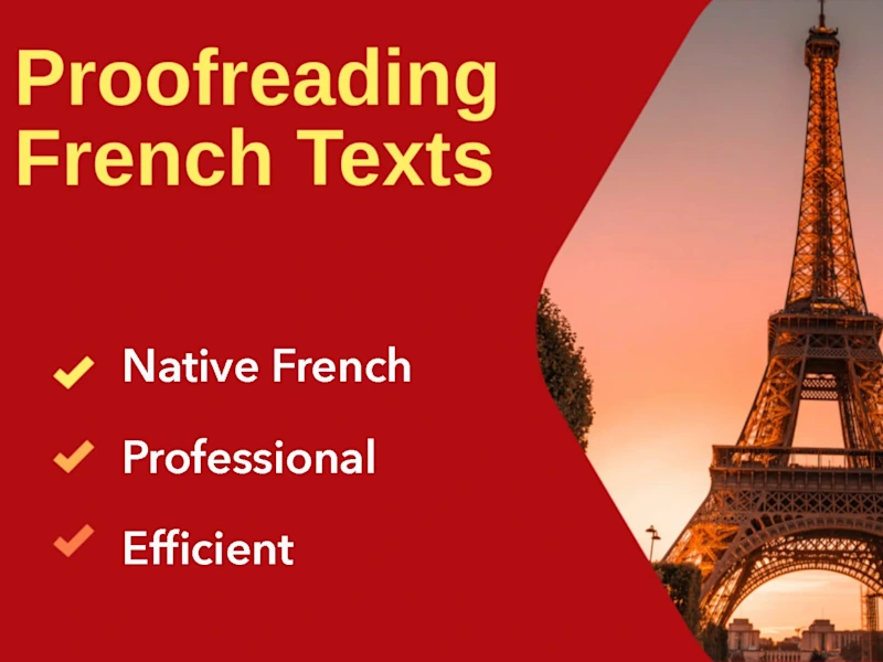 Cover image for French Grammar Proofreading