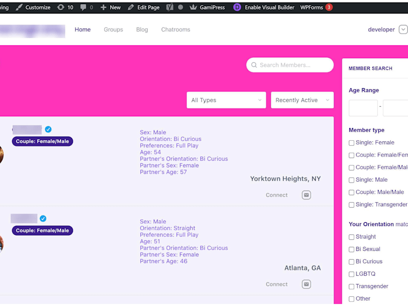Cover image for Display profile data on members list page, Show only paid member