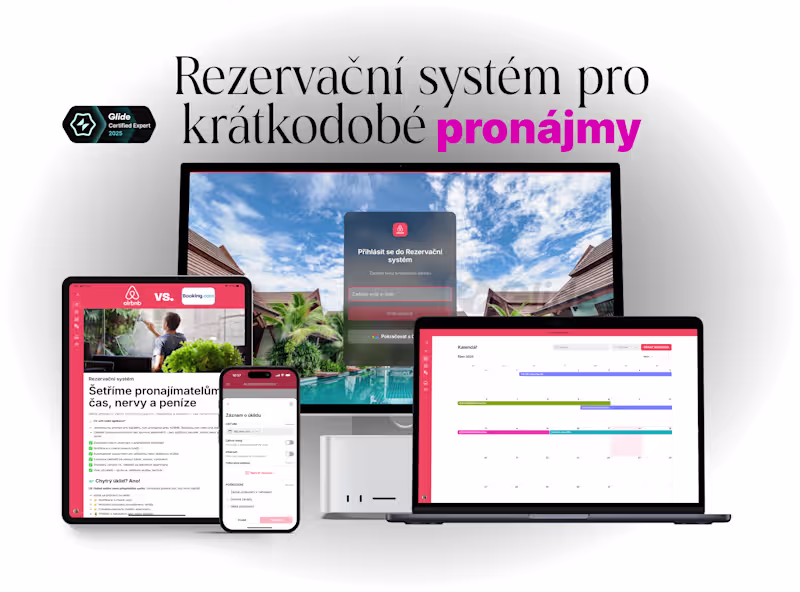 Cover image for Rezervační systém pro krátkodobé pronájmy