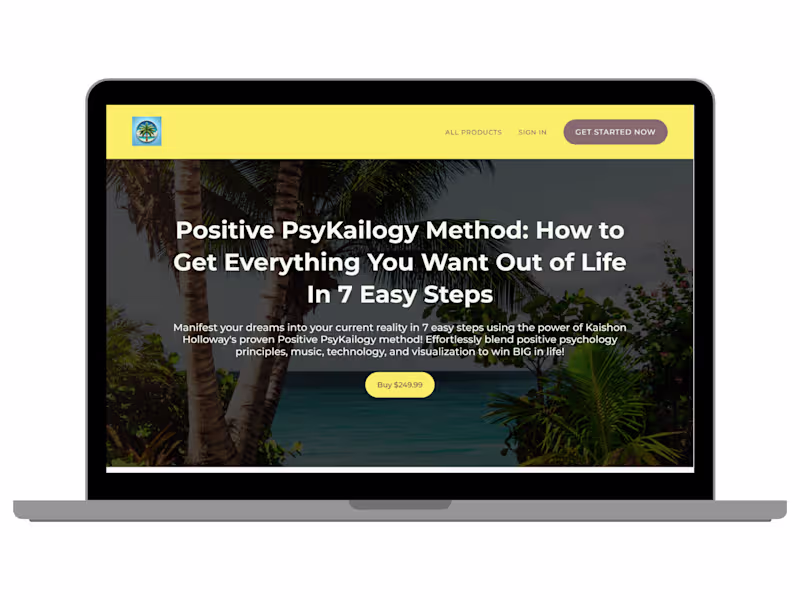 Cover image for Online Course Salespage & Management