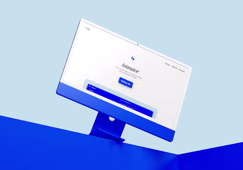 Cover image for Indx. Animator: Interactive Web Showcase