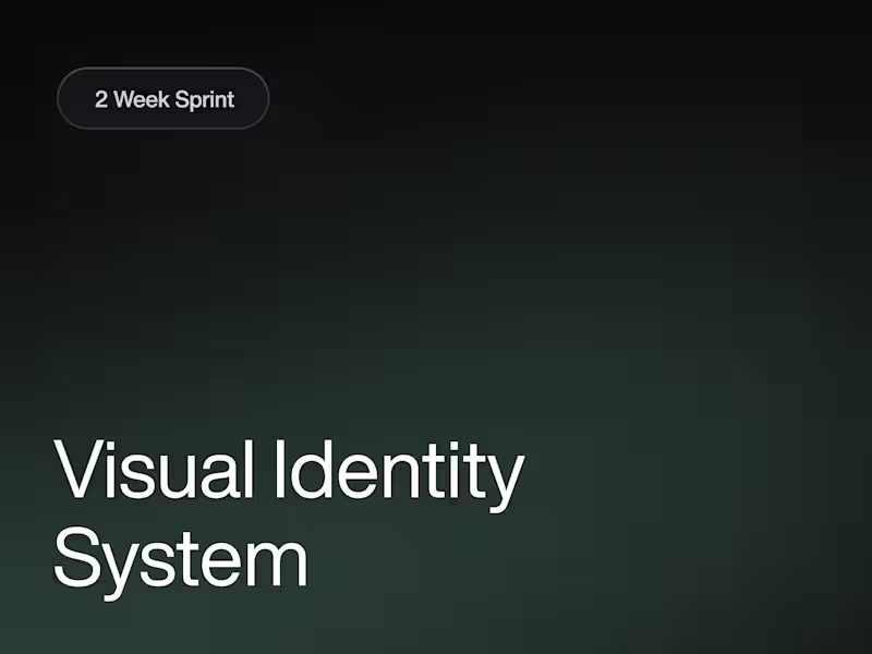 Cover image for Brand Design Sprint