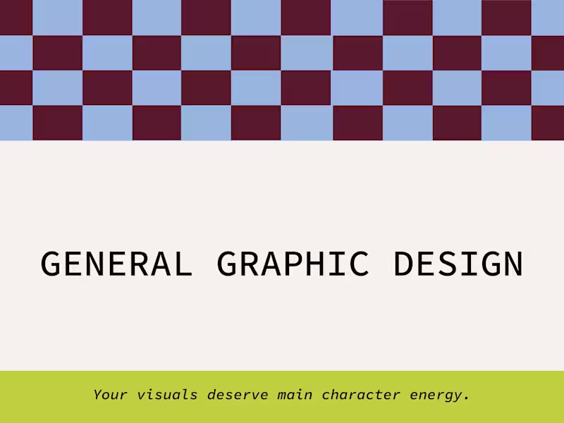 Cover image for General graphic design