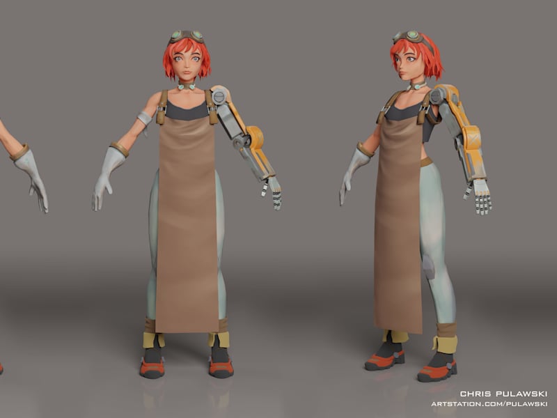 Cover image for 3D Game Ready Characters, Assets, Environments
