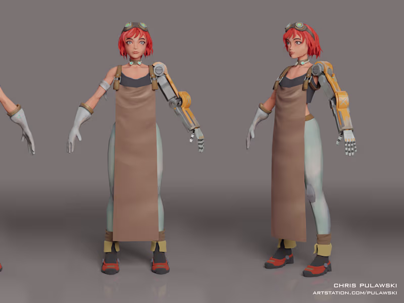 Cover image for 3D Game Ready Characters, Assets, Environments