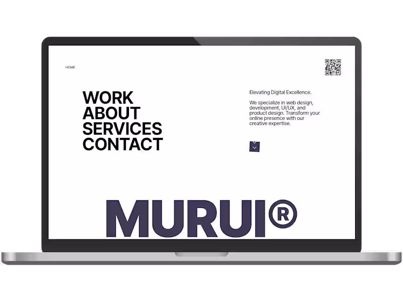 Cover image for Murui - A Digital Product Studio Website Built on Framer