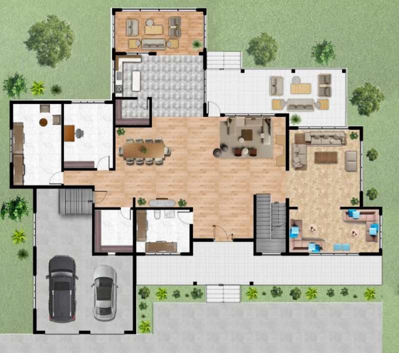 Cover image for I will do 2d floor plans rendering in photoshop