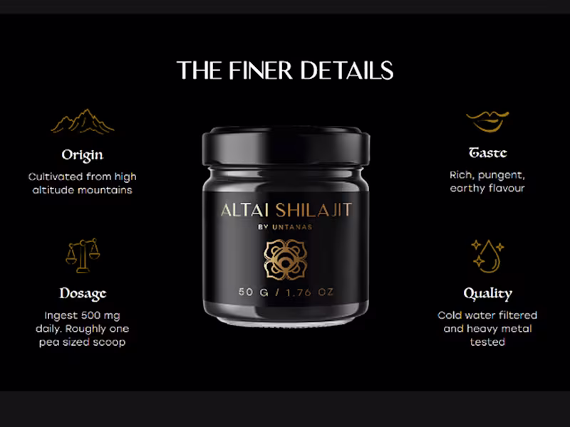 Cover image for ALTAI SHILAJIT 50g - UNTANAS