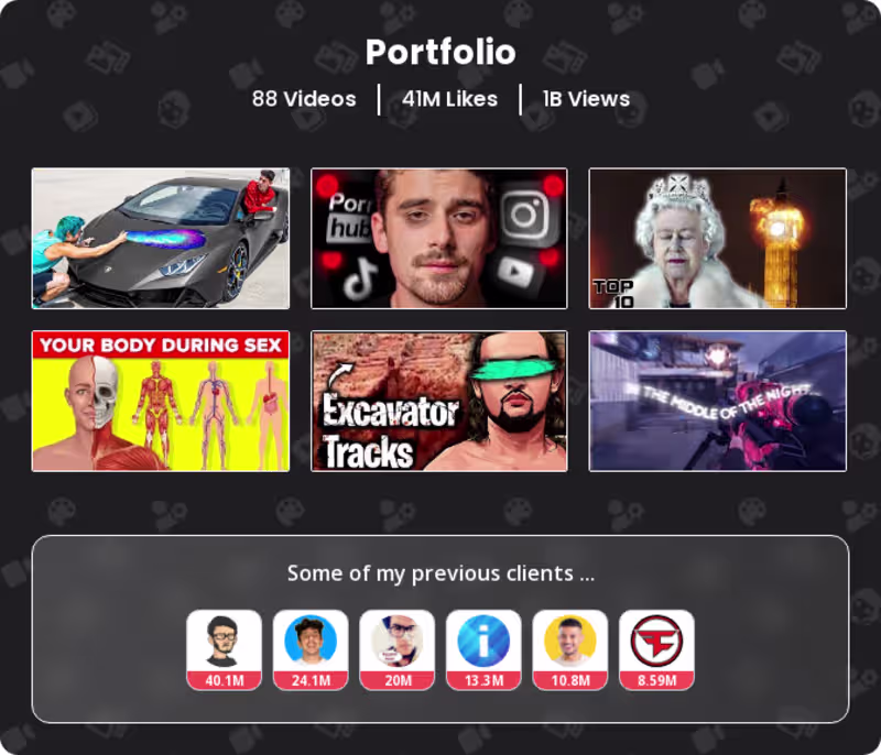 Cover image for SkyFly Studios’s Video Editing Portfolio on YT Jobs