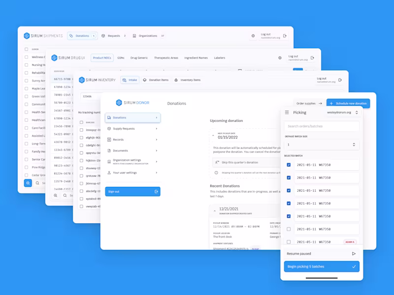 Cover image for UI/UX Redesign and Design System for SIRUM.org