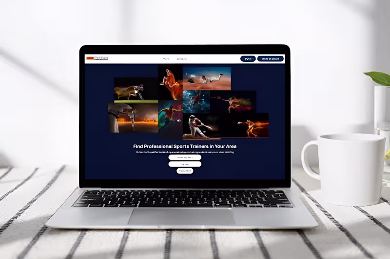 Cover image for FindmySportsTrainer Web application- SAAS