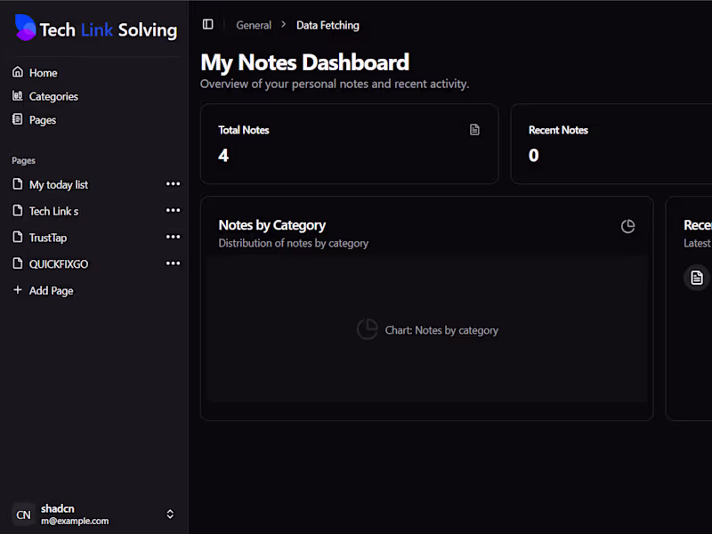 Cover image for Personal Note Management system