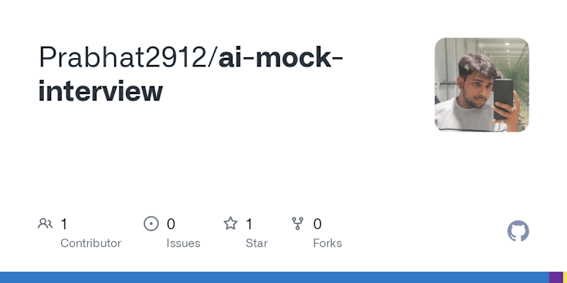 Cover image for Mock Interview App Development