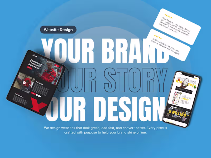 Cover image for Modern & Responsive Website Design